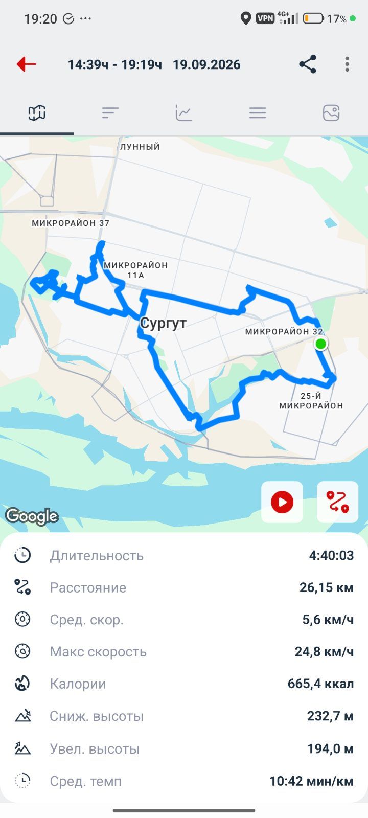 Медиа-превью тренировки
